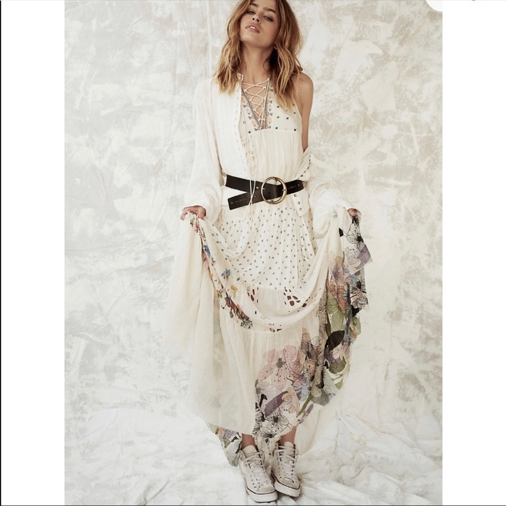 Free People Floral Hera Maxi Small RARE